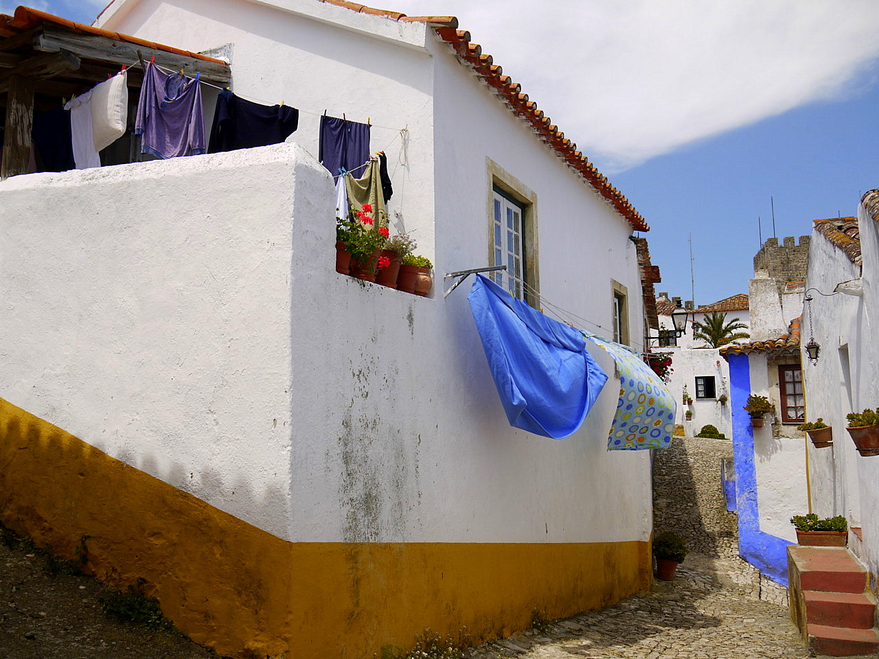 views of The Obidos town